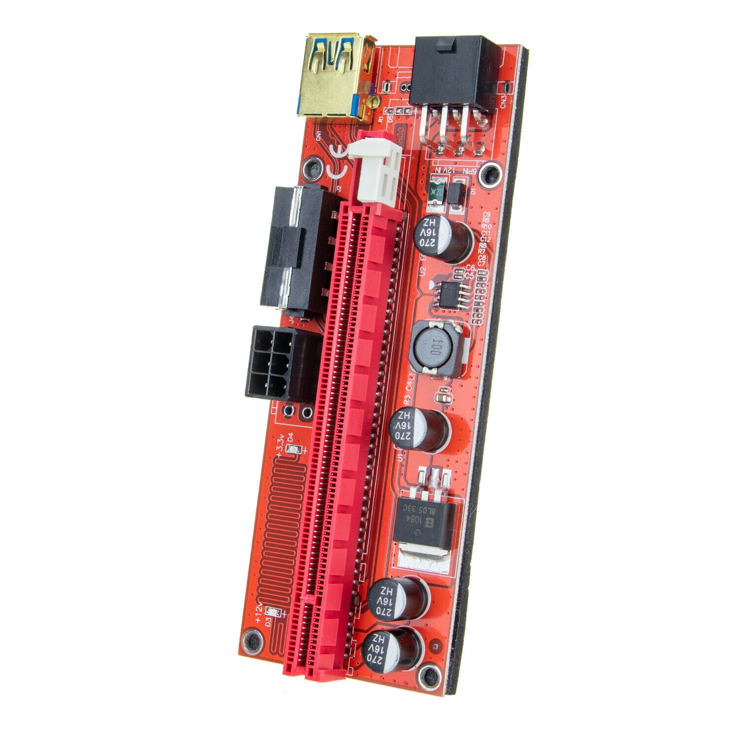 AAAwave PCIE Riser VER 009S 1x to 16x Graphic Extension for GPU Mining ...