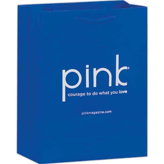 AAB 2L8410 8 in. x 10 in. Gloss Laminated Euro Tote Paper Shopper - Pack of 100