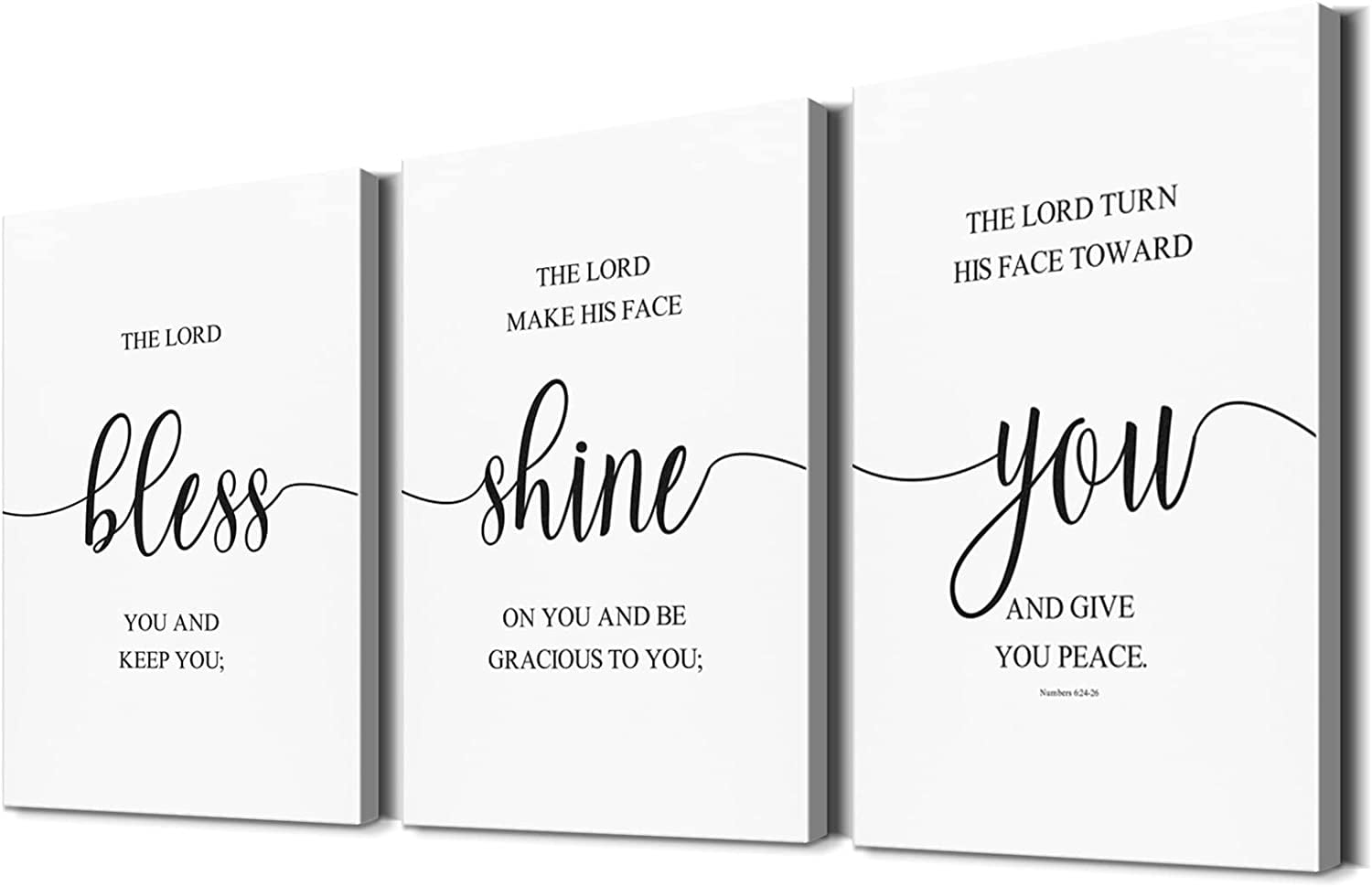 AABERIC 3 Pieces Inspirational Wall Art Motivational Wall Art