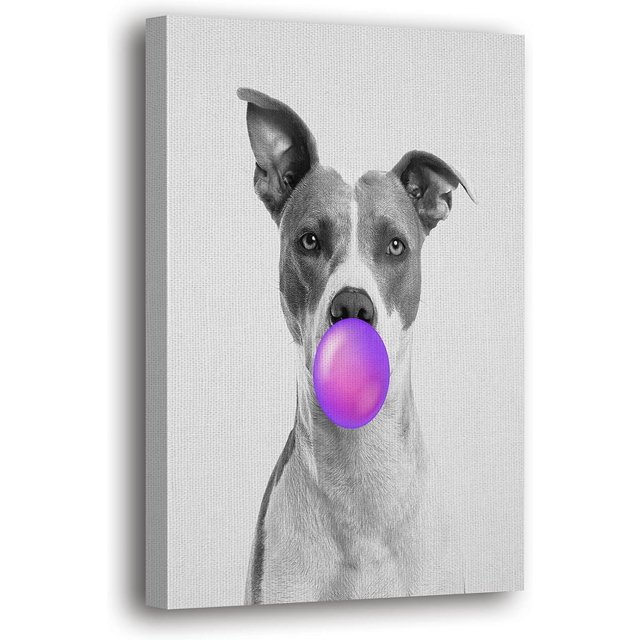 AABERIC Animals Blowing Bubble Gum Wall Art For Farmhouse Bathroom aaberic-animals-blowing-bubble-gum-wall-art-for-farmhouse-bathroom