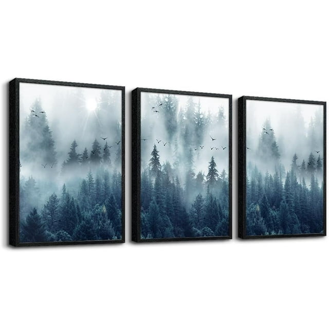 AABERIC Black Framed Wall Art For Living Room Wall Decorations For