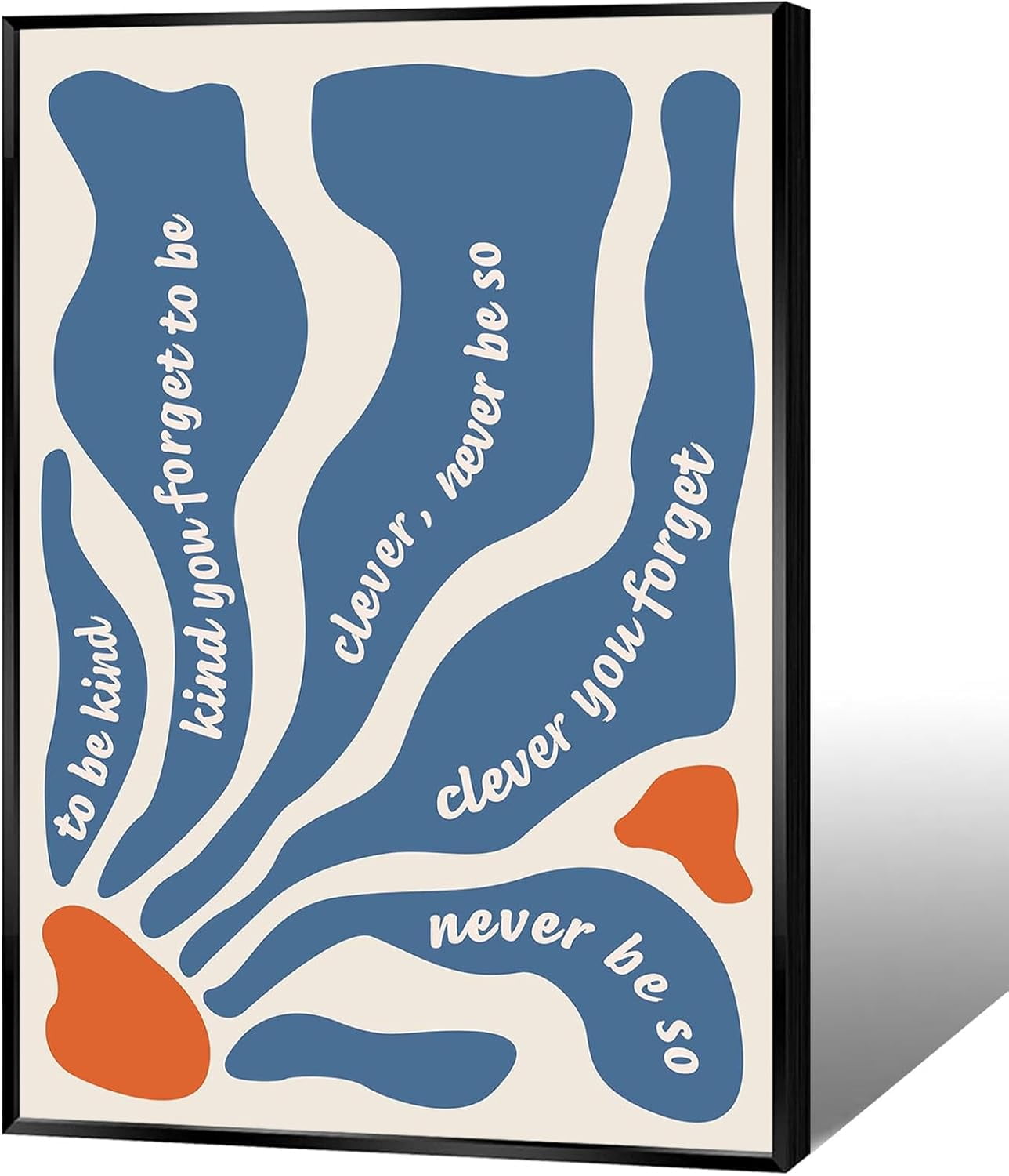 AABERIC Easter Canvas Wall Art Spring Bunny Rabbit in Wildflower Field ...