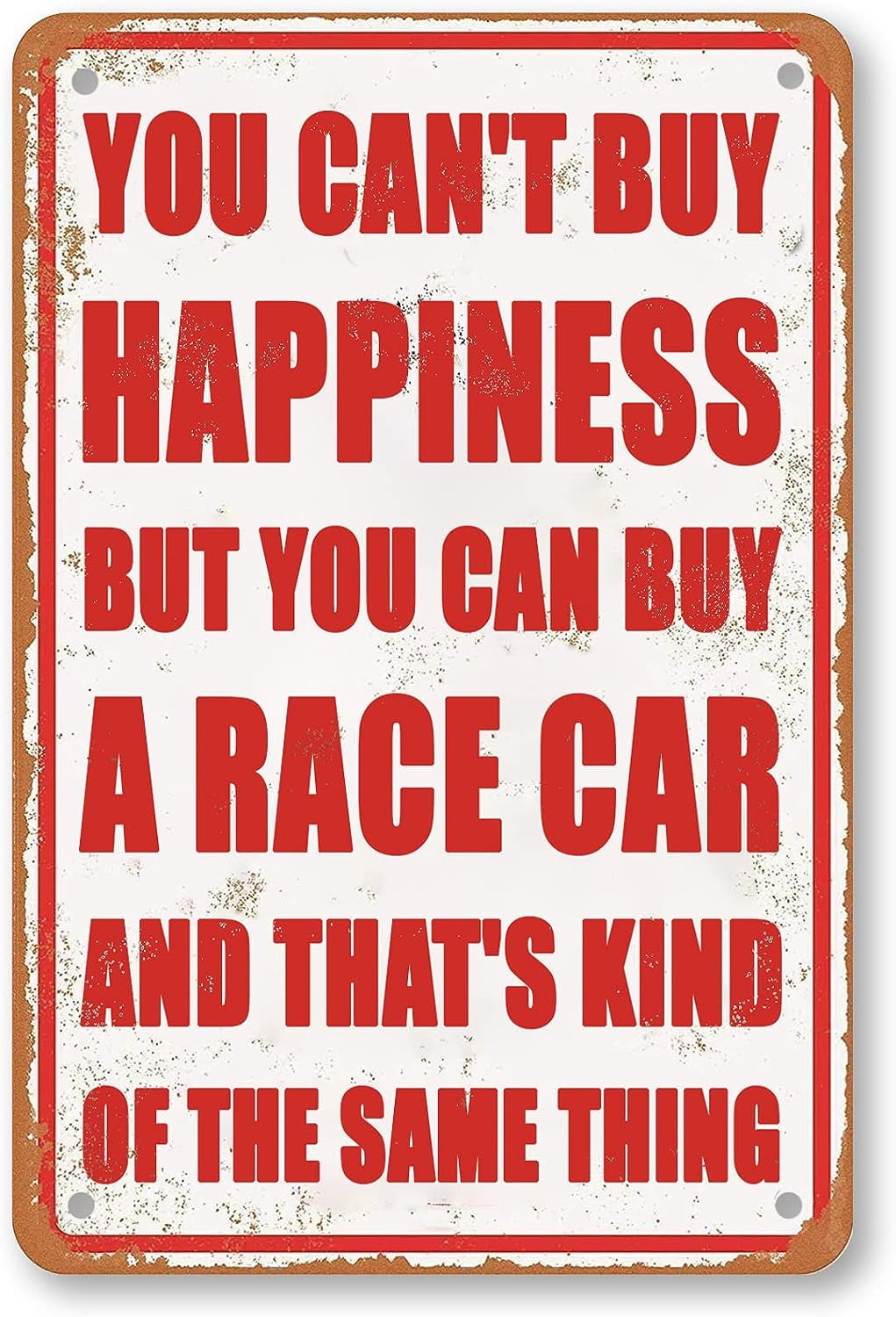 AABERIC Funny Garage Sign Vintage Tin Metal Signs You Can't Buy ...