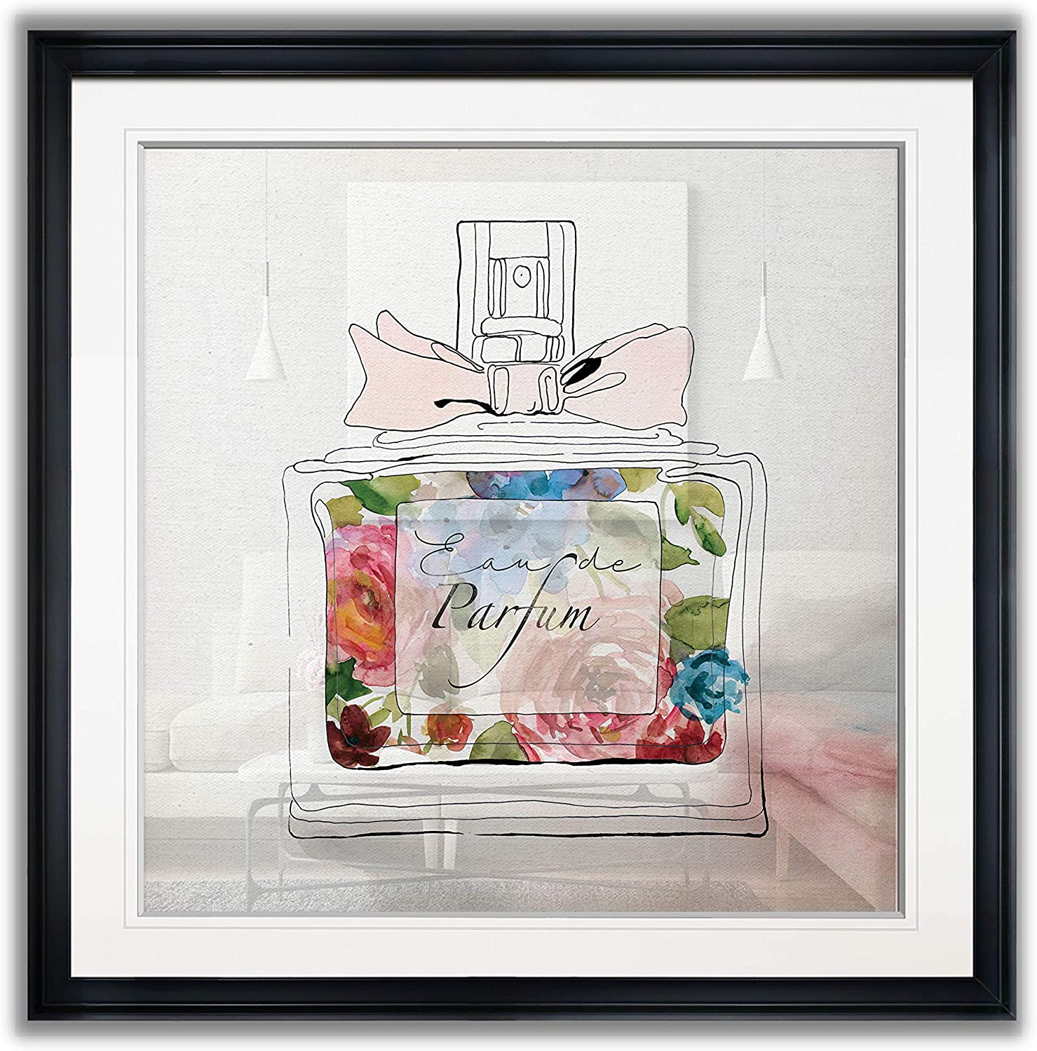 AABERIC Hummingbird II Bird Art Framed Colorful Floral Pictures Spring aaberic-hummingbird-ii-bird-art-framed-colorful-floral-pictures-spring