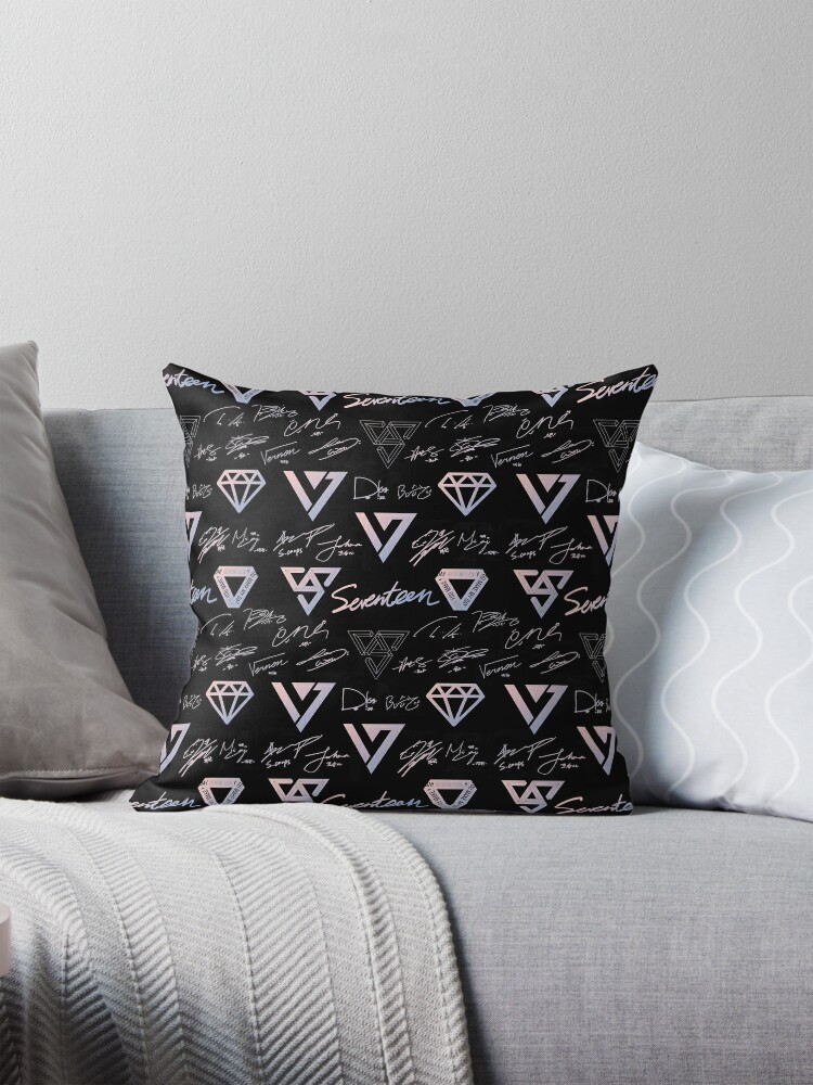 Wicked: For Good Oz Logo Throw Pillow – Double-Sided Floral & Vine Design, Officially Licensed Movie Merchandise