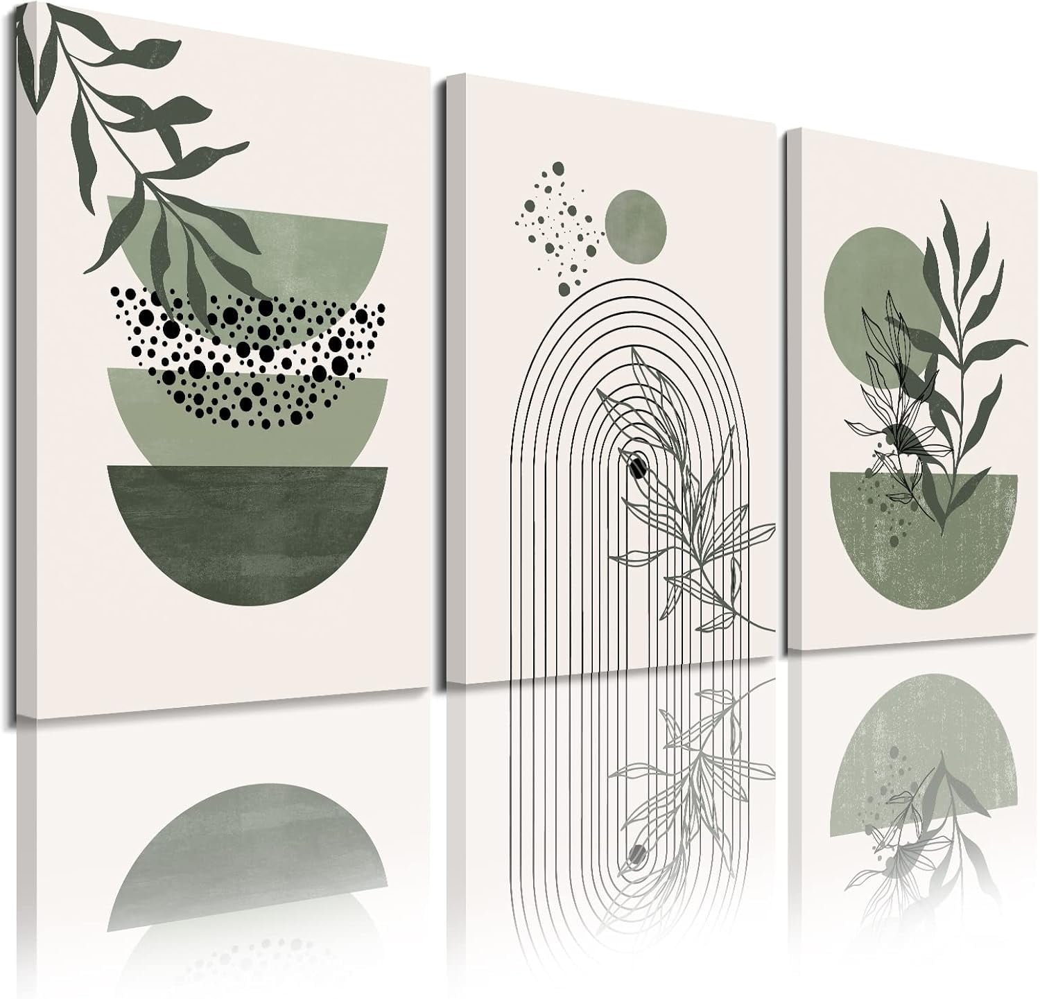 AABERIC Sage Green Wall Posters &