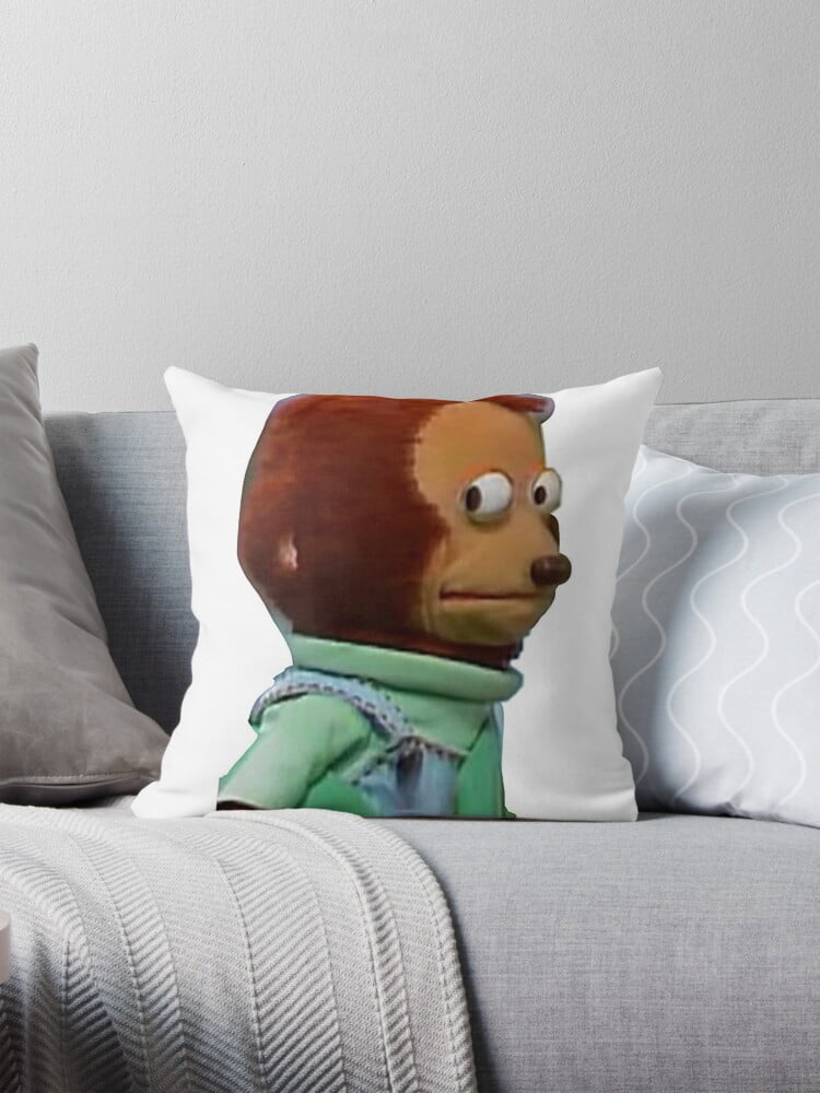 Aaberic side eye monkey meme throw pillow covers cases cushion cover