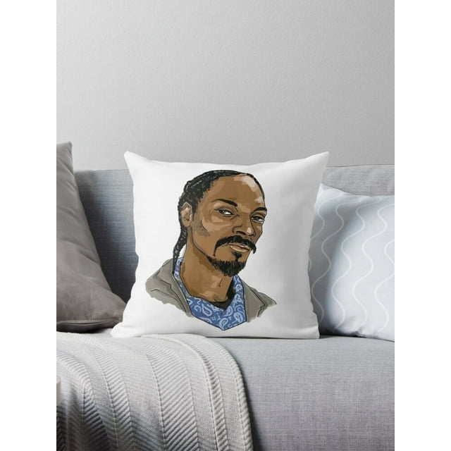 AABERIC Snoop Dogg Throw Pillow Covers Cases Cushion Cover Case Sofa ...