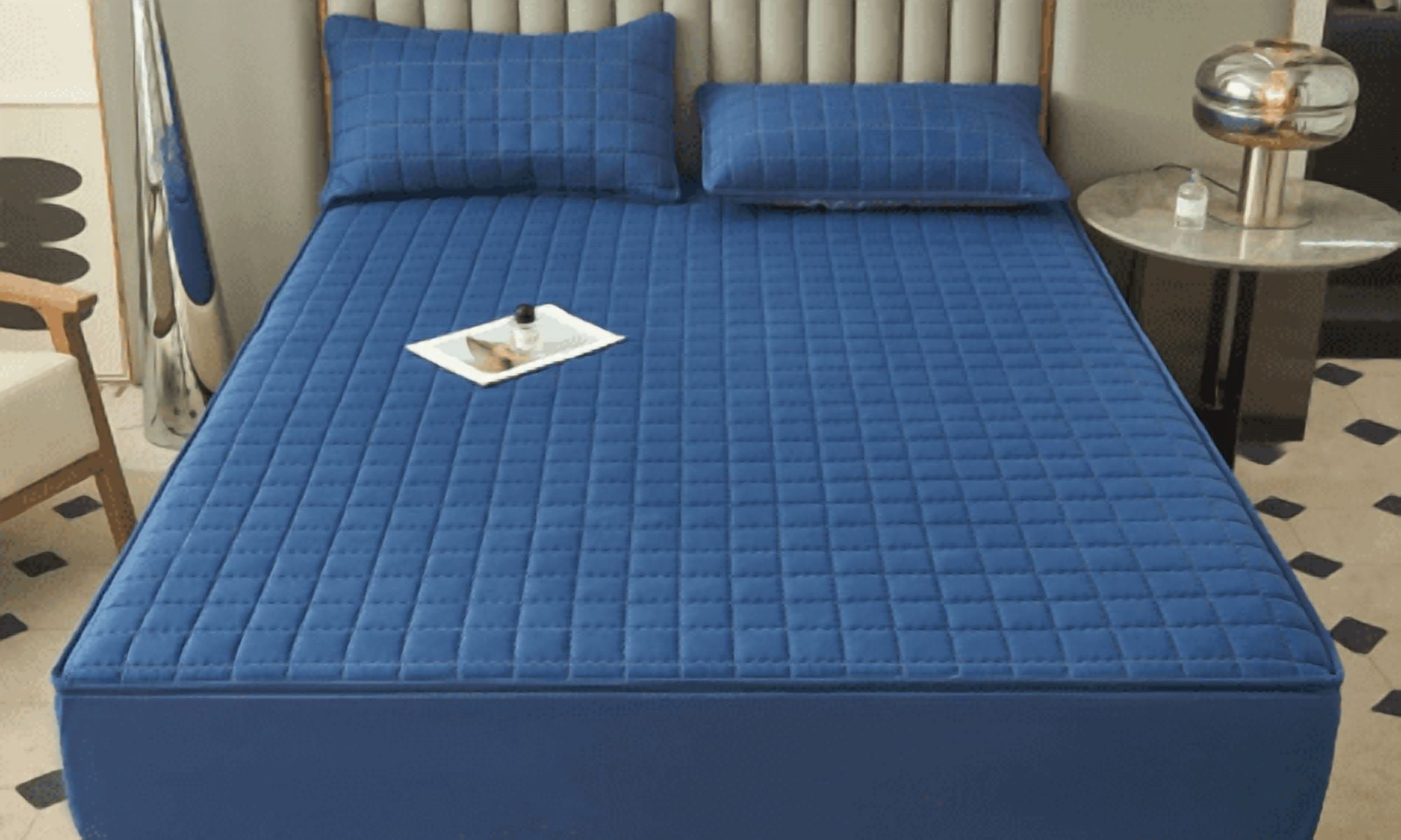 Mattress Protector - Zippered 360° Encasement  Breathable, Quilted & Machine Washable（no pillowcases)