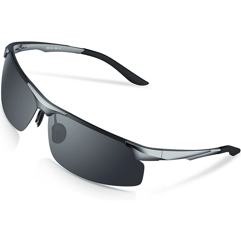 Men Women Sport Polarized Half Frame Sunglasses Outdoor Driving Fishing  Glasses