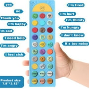 AAC Device for Autism, Non Verbal Communication Tools for Speech Therapy, 6 Programmable Buttons & Adjustable Volume, Talking Aids for All Ages, Alternative to PECS