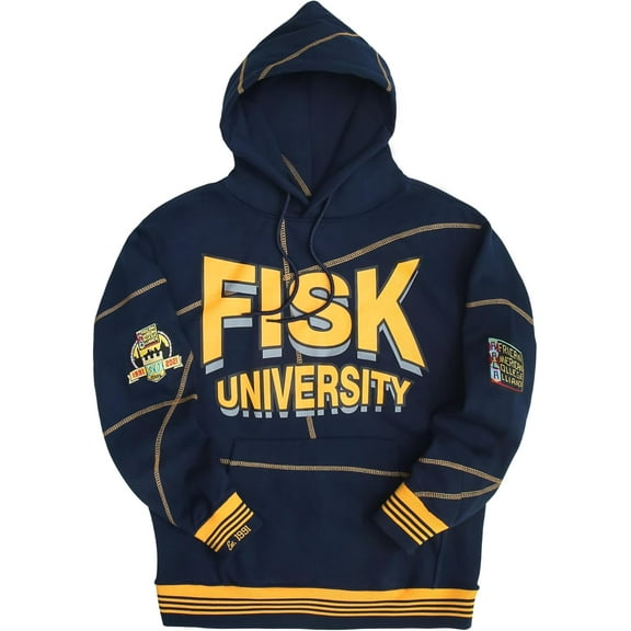 AACA Fisk University Sweatwear Men's Heavyweight Hoodie - Premium Fleece, Conehead Hood, AACA Embroidery