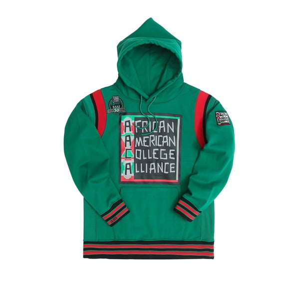 AACA HBCU Graphic Pullover Hoodie for Men and Women, Black College Heritage Pride Sweatshirt, Kelly Green