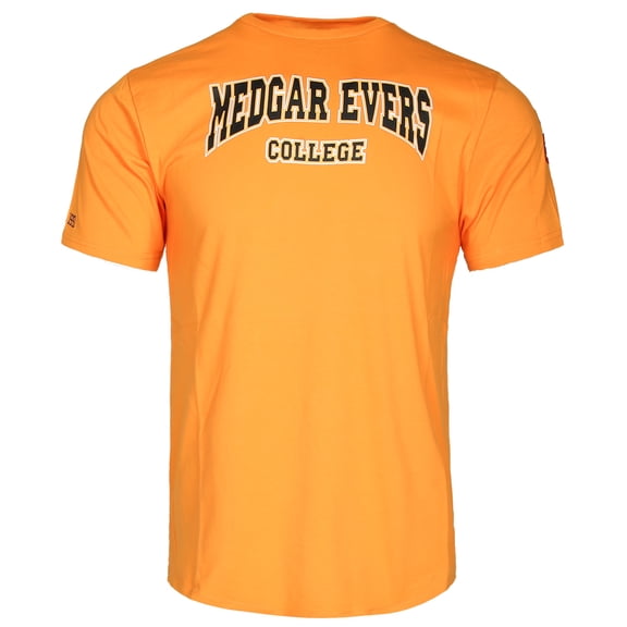 AACA Medgar Evers College Cougars Mens Heavyweight T-Shirt Retro 90s HBCU Streetwear, Gold