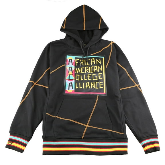 AACA Men's Graphic Pullover Hoodie, Retro HBCU Pride Sweatshirt with 90s Style Design