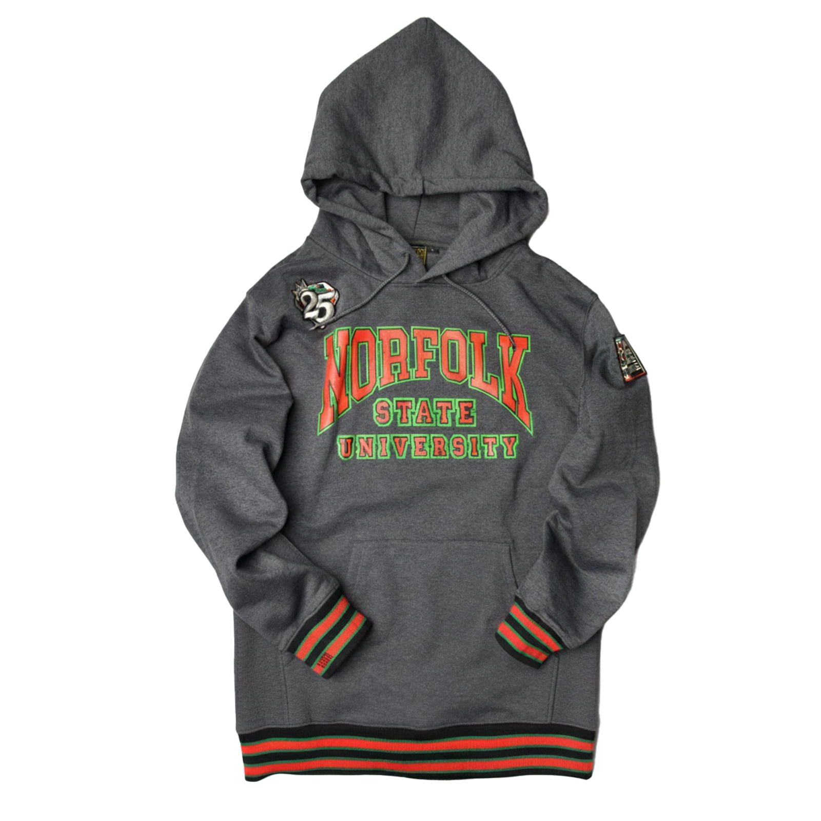 AACA Norfolk State University Men's Charcoal HBCU Pullover Hoodie with ...