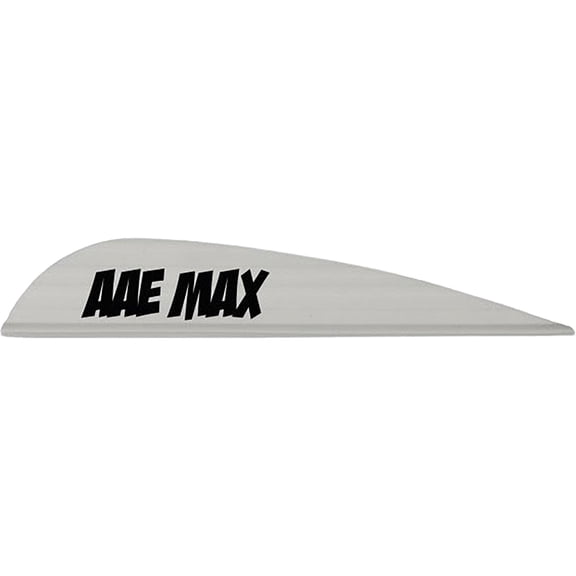 AAE Max Stealth Vanes Arrow Fletching White 50PK