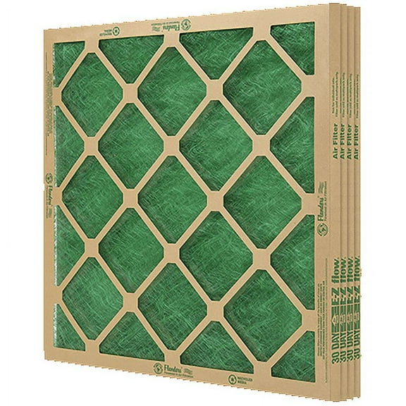 AAF Flanders 20" x 25" x 1" Nested Glass MERV 1 Air Filter (4 Filters)