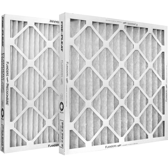 Flanders Merv 8 Pre-Pleat 40 Lpd Standard-Capacity Air Filter, 16X25X2 In., 12 Per Case
