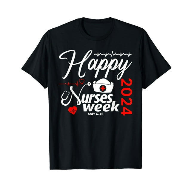 AAGZHY Nurse Appreciation Week Happy National Nurses Week 2024 tees