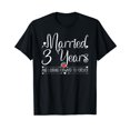 AAGZSL Married 3 Years Ago Wedding Anniversary Couples Her Heart tees