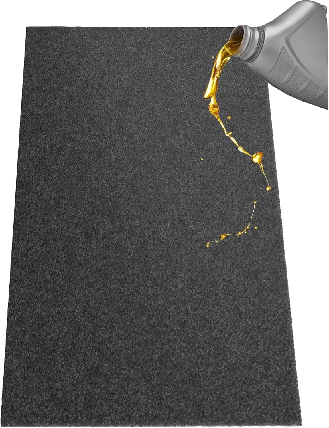 AAIN Oil Absorbent Garage Floor Mat, 36x59", Non-Slip, Tear-Resistant, Waterproof Backing