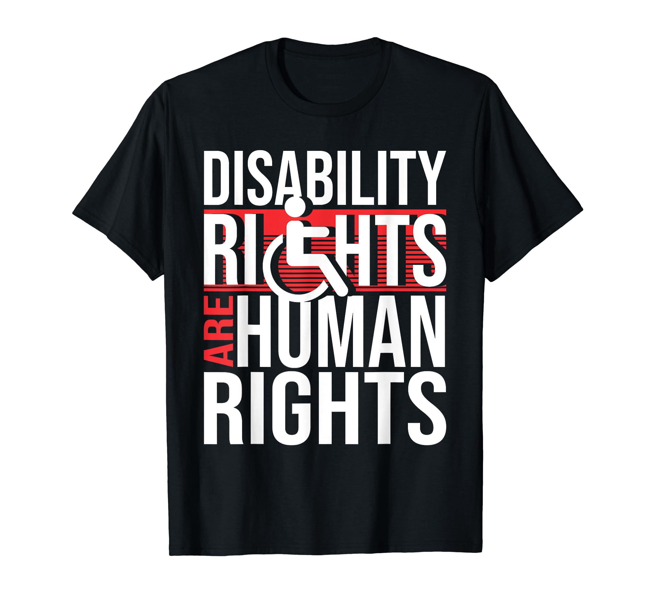 AAKMKYQ Disability Rights Are Human Rights - Wheelchair Handicap tees ...