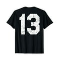 AAKMKYQ Jersey Uniform Number 13 tees,Trendy Graphic women's t shirts