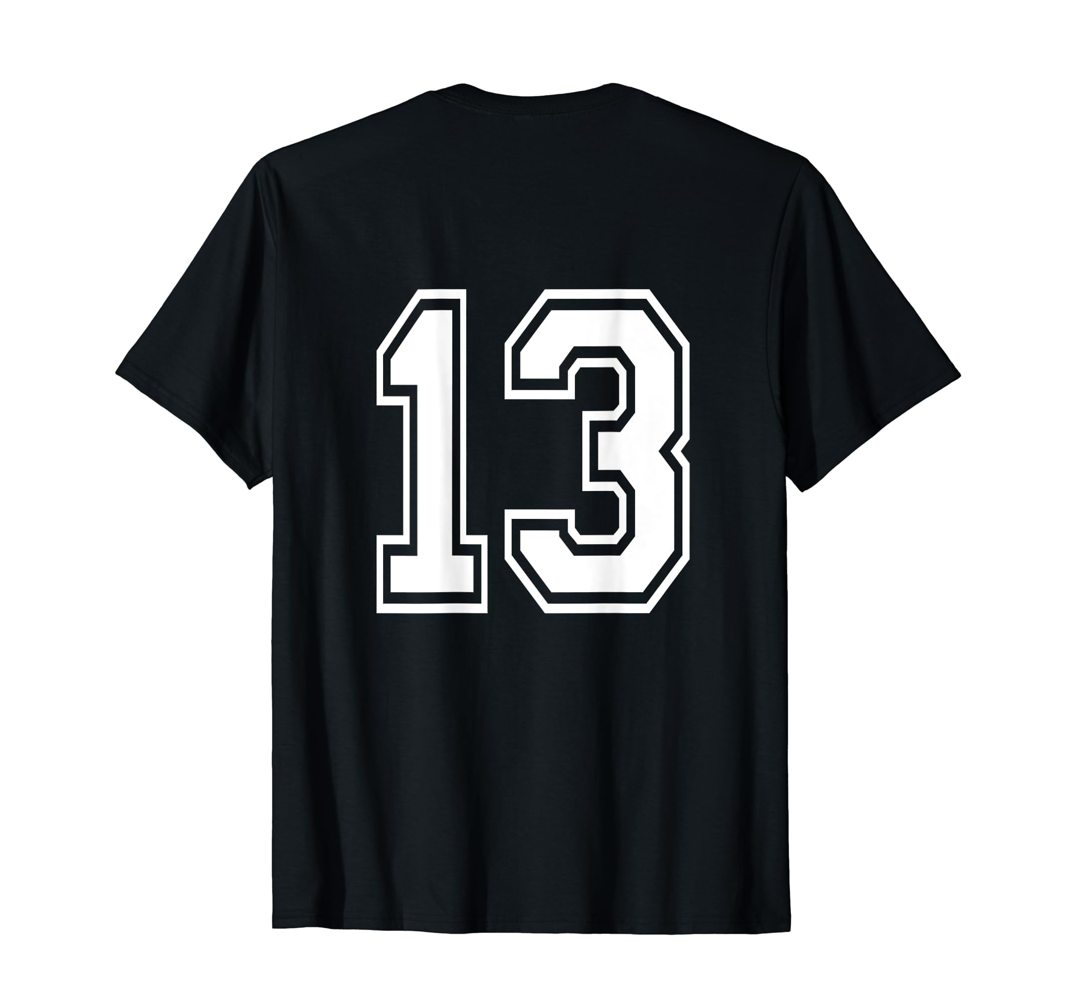 AAKMKYQ Number 13 Shirt Sports Player Number BACK of Shirt tees,Trendy ...