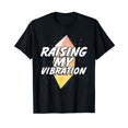 AAKMKYQ Raising My Vibration Crystal Lover Graphic tees,Trendy Graphic
