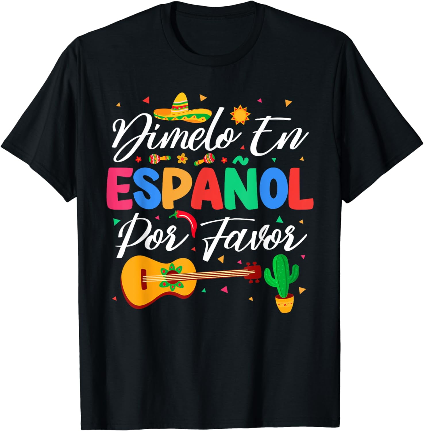 AAKMWHZC Dimelo En Espanol Por Favor Spanish Teacher Appreciation T