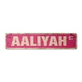 thumbnail image 1 of AALIYAH Vintage Plastic Street Sign Childrens Name Room Sign | Indoor/Outdoor |  24" Wide, 1 of 4