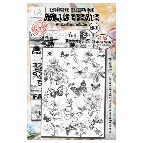 AALL And Create A5 Rub-Ons-Fly Around