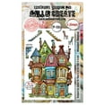 thumbnail image 1 of AALL And Create A6 Photopolymer Clear Stamp Set-Miniature Mansions, 1 of 1