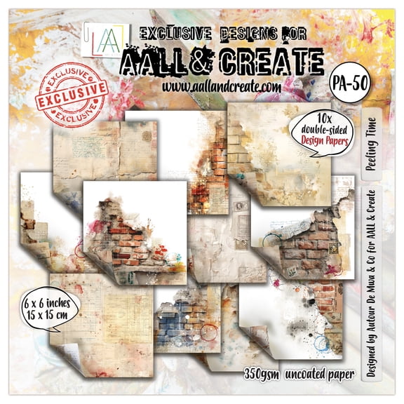 AALL And Create Design Double-Sided Cardstock 6"x6"-Peeling Time