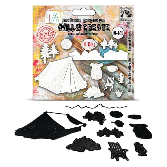 AALL And Create Die Set-Campout Magic