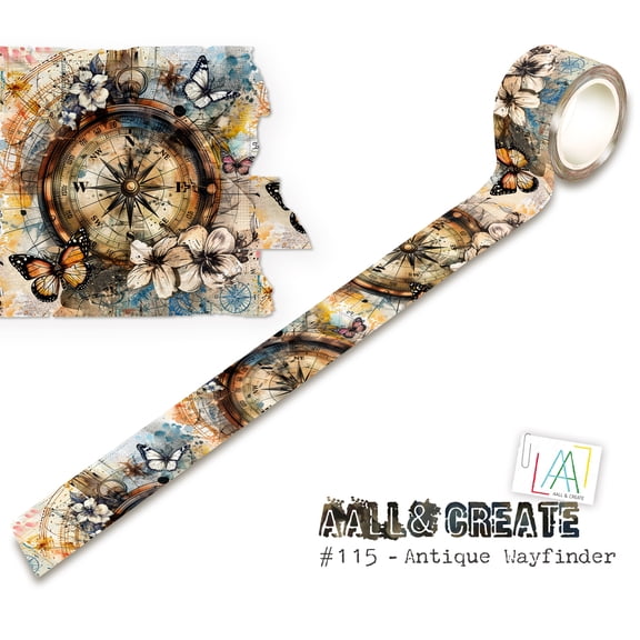 AALL And Create Layer-It-Up Washi Tape-Antique Wayfinder