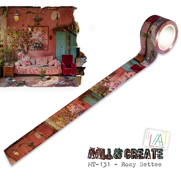 AALL And Create Layer-It-Up Washi Tape-Rosy Settee