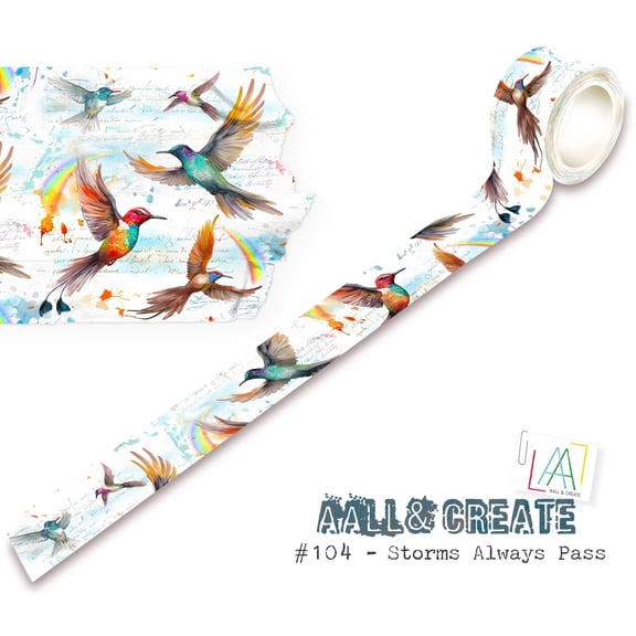 AALL And Create Layer-It-Up Washi Tape-Storms Always Pass