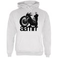 thumbnail image 1 of AAMRR is Road Racing Vintage Mens Hoodie White LG, 1 of 2