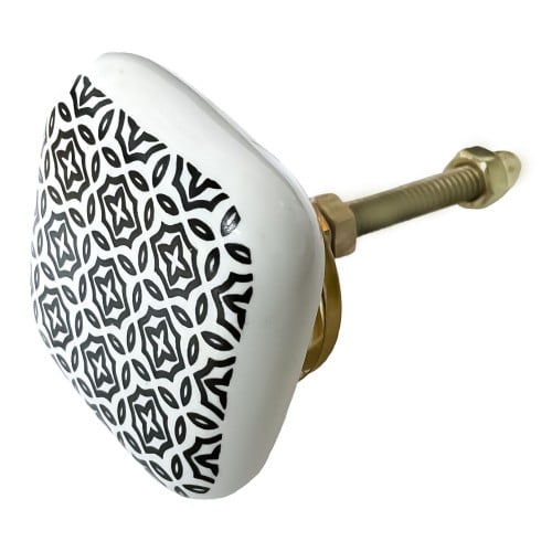 AANNY Geometry Square Ceramic Knobs