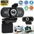 thumbnail image 1 of AAOMASSR 1080P Webcam Full HD USB 2.0 For PC Desktop Laptop Web Camera with Microphone, 1 of 9