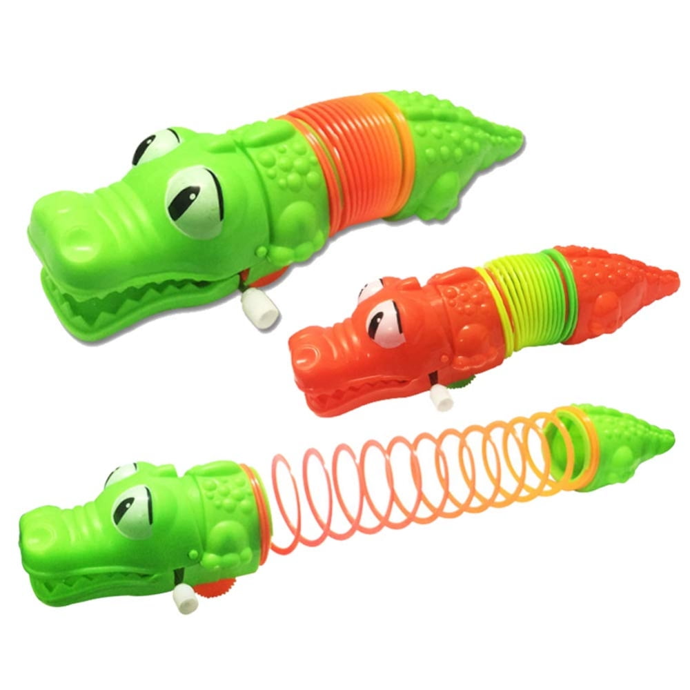 AAOMASSR 1PCS Cartoon Moving Crocodile circle toy Wind up