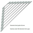 thumbnail image 1 of AAOMASSR 2 Pack Triangle Dish Drying Rack for Sink Corner Roll Up Dish Drying Rack Folding Stainless Steel Multipurpose Over The Sink Corner Dish Drainer Mat for Kitchen Grey, 1 of 4