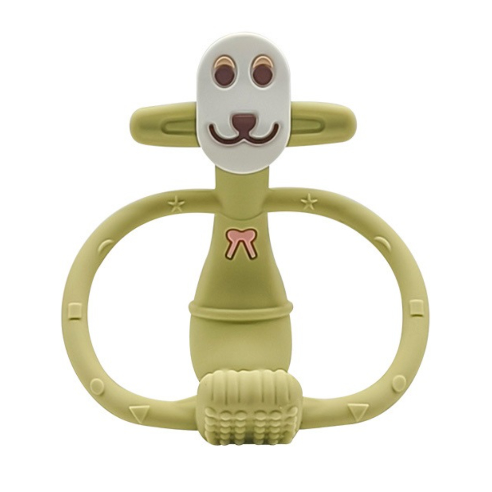 AAOMASSR Baby Silicone Teether Cartoon Monkey Chewable Baby Teether Toy ...