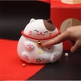 thumbnail image 1 of AAOMASSR Lucky Cat Night Light USB Rechargeable Bedside Lamp Fortune Cat Sleep Light Ambient Reading Lamp Touch Sensor Voice Control, 1 of 5