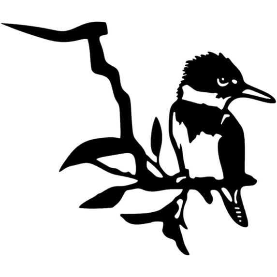 AAOMASSR Metal Bird Wall Art Metal Bird Silhouette Yard Art Tree Bird Animal Art Sculpture for Indoor Home Garden Lawn Backyard