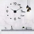 thumbnail image 1 of AAOMASSR Modern Frameless DIY Wall Clock Large 3D Wall Watch Mirror Numbers for Home Office, 1 of 5
