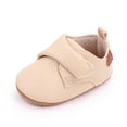 thumbnail image 1 of AAOMASSR Newborn Baby Shoes Baby Boy Girl Shoes Classic Leather Rubber Sole Anti-slip Toddler First Walkers Infant Girl Shoes, 1 of 5