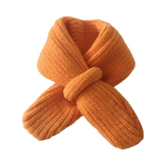 AAOMASSR Soft Knitted Kids Scarf Winter Warm Infant Toddler Neck Warm Fashion Girl Boy Scarves Baby Bib